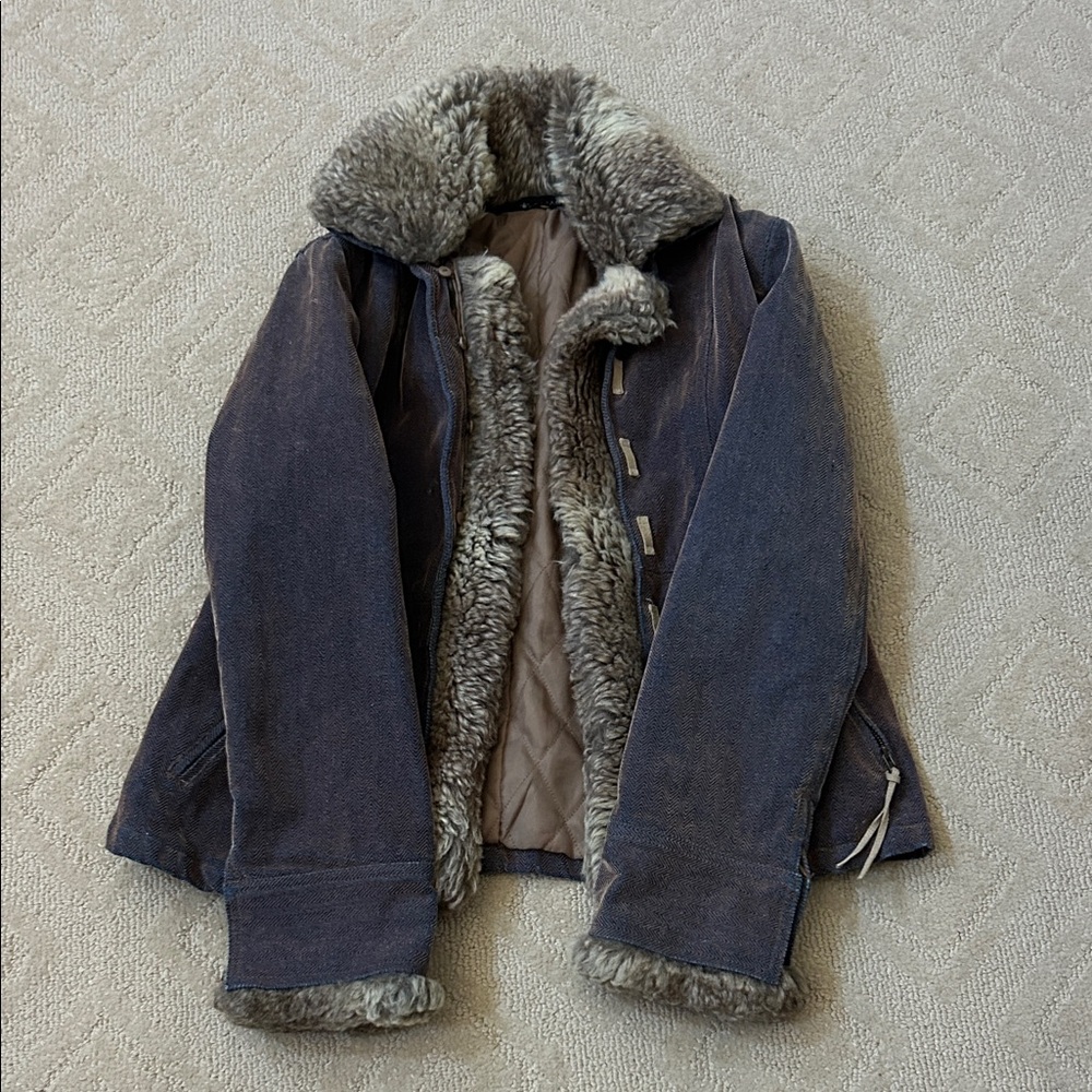 Women's Shearling Bomber Jacket